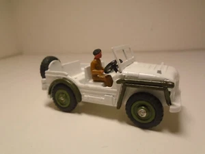 Vintage Dinky Toys #674g Austin Champ Jeep. Rare UN White Resto-mod Near minty - Picture 1 of 12
