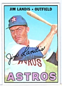 Jim Landis 1967 Topps Baseball Semi-High Card #483-Houston Astros - Picture 1 of 2