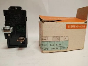 ** BRAND NEW** - 15 Amp PUSHMATIC P115 Siemens Gould Bulldog ITE 15A SP BREAKER - Picture 1 of 1