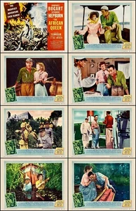THE AFRICAN QUEEN with BOGART HEPBURN Komplettset 8er Indiv 11x14 LC Drucke 1951 - Bild 1 von 1