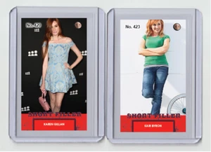 Karen Gillan rare MH Short Filler #'d x/3 Tobacco card no. 420 - Picture 1 of 1