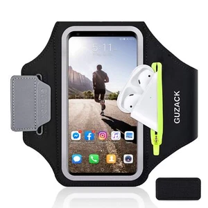 GUZACK Running Armband for iPhone 16 Pro 15 14 13 12 11 Pro Max/Plus/XR/XS Ga... - Zdjęcie 1 z 7