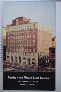 BAPTIST HOME MISSION BOARD BUILDING ATLANTA GA POSTAL 606 - Imagen 1 de 2