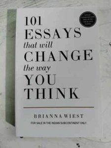 English 101 Essays That Will Change The Way You Think Novel Book Item for Gift - Picture 1 of 1