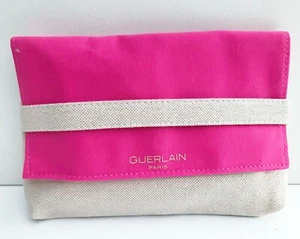 GUERLAIN Pink & Beige Makeup Cosmetic Bag / Pouch / Case, Brand NEW!! - Picture 1 of 6