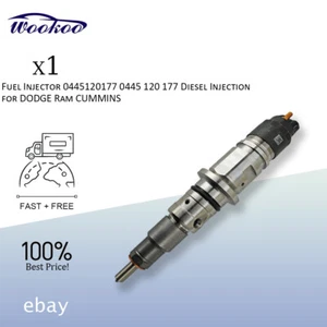0445120177 5254261 Fuel Injector Fit For Cummins QSB4.5L QSB6.7L ISB6.7L Engine - Picture 1 of 7