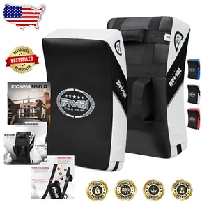 Protector de patada de cuero sintético duradero - Almohadilla de golpe de 20,5" para entrenamiento deportivo de combate - Imagen 1 de 9