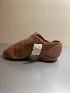 Adulto Slip On Jazz Mujer Talla 10W Con Inserto Elástico Color Tostado Tailandia - Imagen 1 de 4