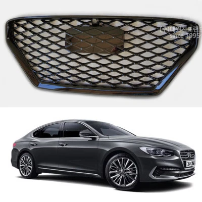 Хромированная сетка спортивный тип гриля черный цвет для Hyundai Azera 2017 ~ 2018 + - Изображение 1 из 4