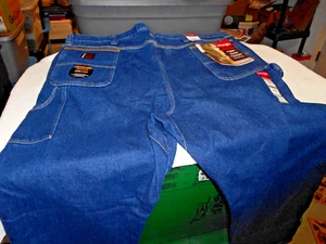 Jeans Carpenter Wrangler Riggs WORK HORSE RELAXED FIT blu denim 46 x 30 nuovi con etichette - Foto 1 di 5