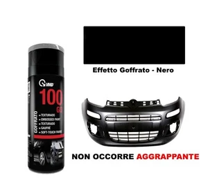 Vernice Spray per Paraurti Plastica Nero Effetto Goffrato Auto Moto VMD - Foto 1 di 2