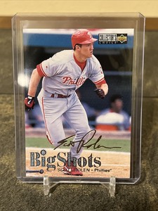 1997 Upper Deck Collector's Choice Scott Rolen  GOLD SIGNATURE  Big Shots HOF #4