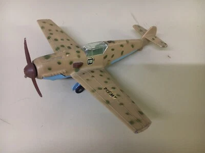 DINKY TOYS Die Cast Made In England Afrika Korps - LUFTWAFFE MESSERSCHMITT BF109 - Immagine 1 di 3