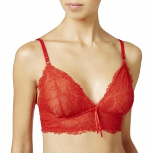 Reggiseno coppa morbida pizzo naturale Heidi by Heidi Klum nastro rosso grande - Foto 1 di 2