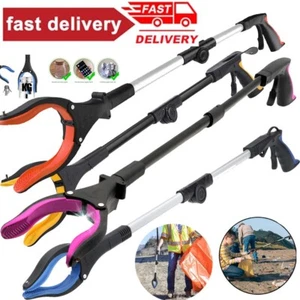UK Litter Picker Heavy Duty Rubbish Pick Up Grabber Tool for Elderly Best - Picture 1 of 41
