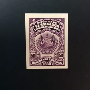 BroadviewStamps El Salvador imperf PROOF Mint. XF - Picture 1 of 2