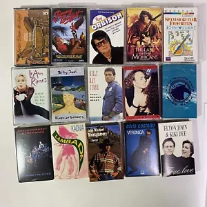 Lot #3 Roy Orbison, Billy Joel, Billy Ray Cyrus, Bruce Hornsby, & More Cassettes - Picture 1 of 4