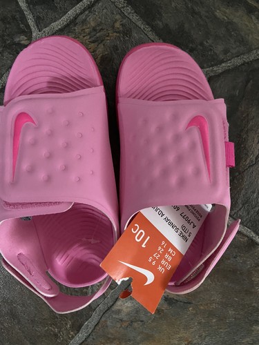 Sandalo Nike ragazza sunray regolabile rosa taglia 10c invia senza scatola per spedizione più economica