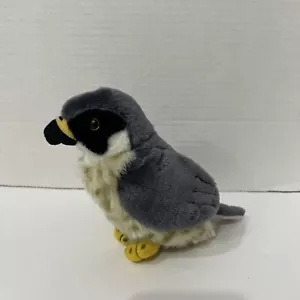 Peregrine Falcom Bird Plush Sounds 6 Inch K&M International Stuffed Animal Toy - Picture 1 of 5