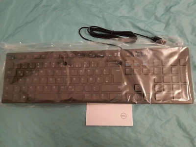 Neue Dell Multimedia Tastatur KB216 BK QWERTZ - Deutsch USB Keyboard OVP NEU - Bild 1 von 3