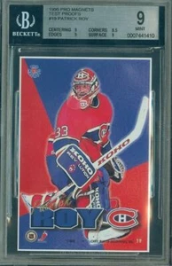 1995 PRO MAG # 19  PATRICK ROY TEST PROOF BGS 9  28 MADE $3500 CARD * - Picture 1 of 2