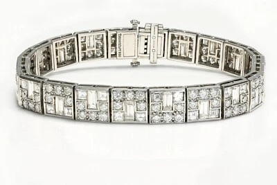 Tiffany & Co. Platinum Diamond Bracelet - Image 1 of 2
