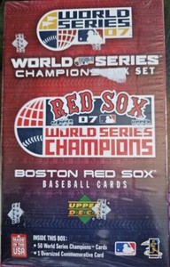 Boston Red Sox 2007 World Series Champions Upper Deck Baseball Card Set Sealed