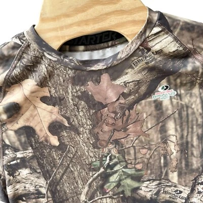 Camiseta Mossy Oak Camuflada Break Up Infinity Camuflada Rendimiento Para Hombre Talla L-XL Foto 1 de 4