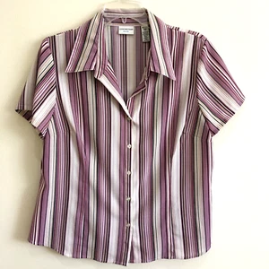 Damen Covington Kurzarm - Knopfleiste Oberteil Karriere Kleidung - Größe XL (18) - Bild 1 von 4