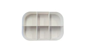 Mülltonnenabscheider/Unterteiler für TROFAST Mülleimer, 6 Mülleimer (weiß) - Bild 1 von 3