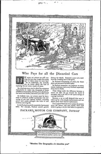 1920 Packard Automobile Vintage Print Ad Car Transportation Ephemera - Picture 1 of 1