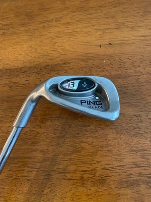 Ping i3+ 8-Iron White Dot Dynamic Gold Stiff Flex Lefty 36.5 NICE - Image 1 of 4