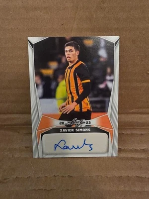 2023 Leaf Soccer #BA-XS1 XAVIER SIMONS Auto - Image 1 of 3