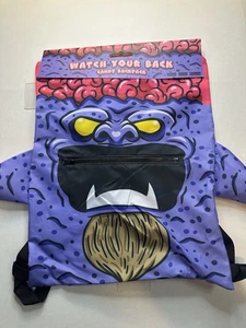 Zaino Halloween Candy Cervello Sparso Nuovo con etichette Guarda la schiena Mostro Viola - Foto 1 di 7