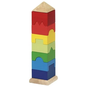 goki Holzspielzeug Stapelturm ab 2 Motorikspiel Holz Motorikspielzeug NEU 58893 - Bild 1 von 2