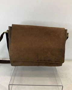 Umhängetasche Leabag braun verwittertes Leder - Bild 1 von 9