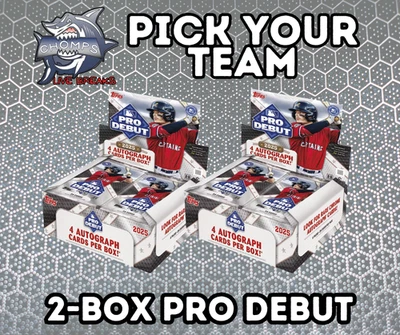 ARIZONA DIAMONDBACKS 2025 Topps Pro Debut 1/4 Case Break #14! 8 Autos! - Image 1 of 2