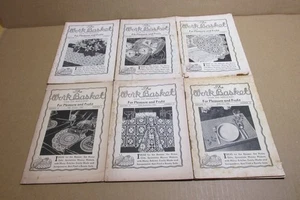 1950 THE WORKBASKET CRAFT MAGAZINE: FEBRUARY, MARCH, APRIL, JULY, SEPTEMBER, OCT - Picture 1 of 1