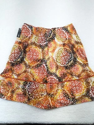 Falda midi East 5th para mujer Golden Plus Sunburst algodón 16 nueva con etiquetas Foto 1 de 4