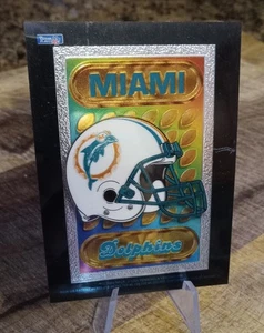1994 NFL Holochrome Vending Helmet Sticker REFRIGERATOR MAGNET / Miami Dolphins - Bild 1 von 1