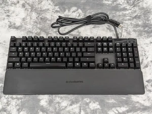 SteelSeries Apex 7 Red Switch Mechanical Gaming Keyboard Wrist Support KB-00010 - Picture 1 of 20
