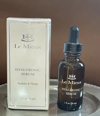 $70 Le Mieux Hyaluronic Serum 1oz NEW IN BOX Sealed & Fresh-  Hydrate &  Plump - Image 1 of 2