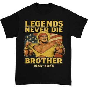 Rare Hulk Hogan 1953–2025 Tribute Wrestling Legend Unisex T-shirt - Picture 1 of 5