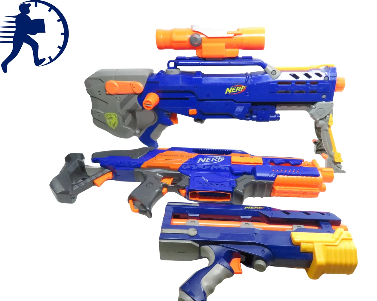 Preços baixos em Armas de dardos e dardos macios NERF Longshot CS