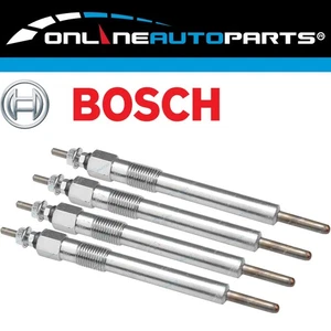 Set of 4 Bosch Glow Plugs for Toyota Dyna WU90R 4.0L 1W Diesel Engine 1984~88 - Picture 1 of 1