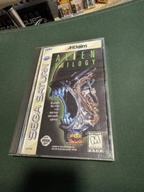 Alien Trilogy (Sega Saturn) AT CIB complete video game horror scary movie