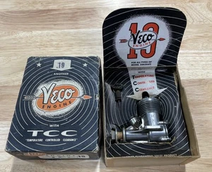 Vintage Veco .19 series 100 Model Airplane Engine with box - Picture 1 of 7