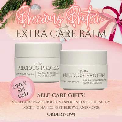 JAFRA Precious Protein - Extra Care Balm Duo (.5 oz cada uno) - $15 nuevo y sellado Foto 1 de 2