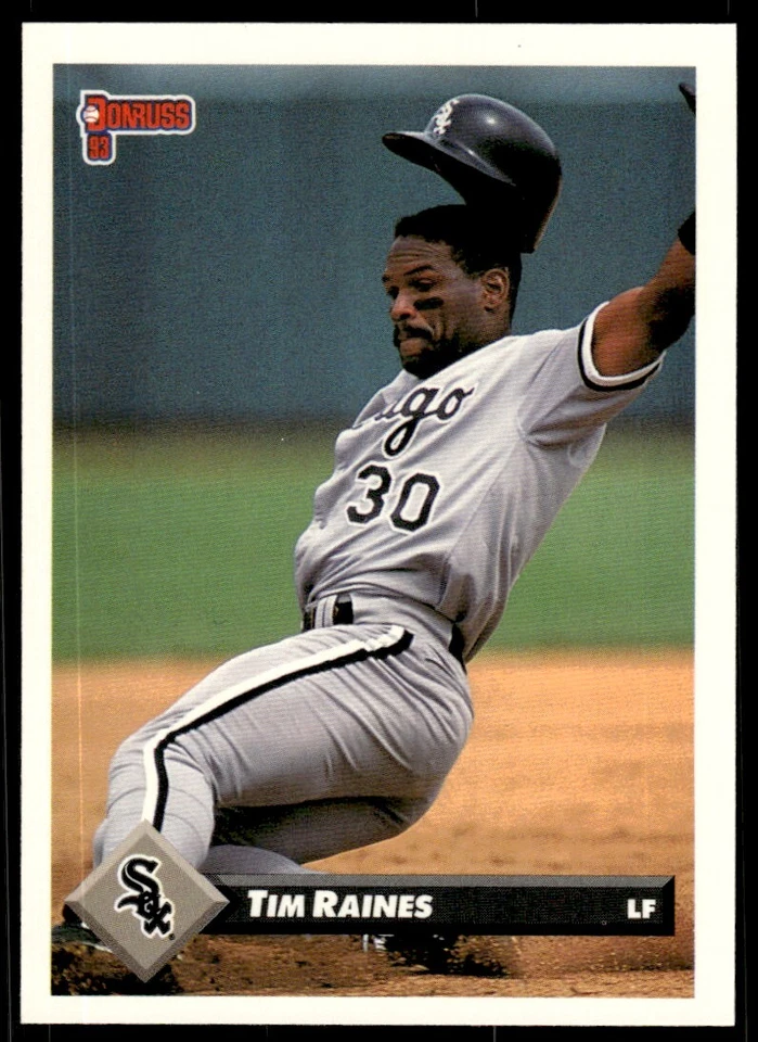 1993 Donruss Baseball Card Tim Raines Chicago White Sox #565 - Image 1 of 2
