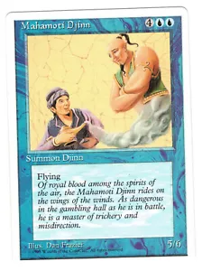 ►Magic-Style◄ MTG - Mahamoti Djinn - Alternate 4th Fourth Edition - Good/EX - Picture 1 of 2